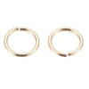 15 anneaux 7 mm - doré à l'or fin 18k