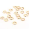 20 anneaux 3mm - dorés à l'or fin 18K