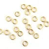 20 anneaux 2mm - dorés à l'or fin