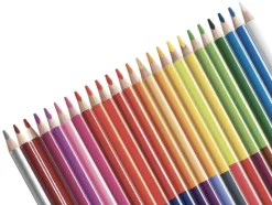 24 crayons de couleur bicolores - soit 48 couleurs - Carioca