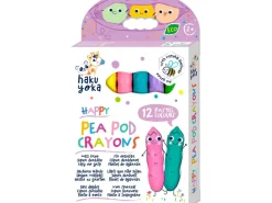 12 crayons pastel Happy Pea Pod - Haku Yoka