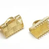1 fermoir griffe 10 mm - doré à l'or fin 18k