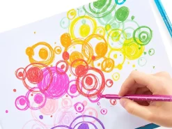 15 feutres métalliques à paillettes - rainbow sparkle glitter markers