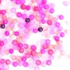 20 g de perles rondes en verre 4 mm - tons roses