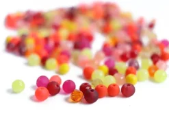 20 g de perles rondes en verre 4 mm - tons orangés