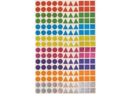 352 gommettes geometriques holographiques - normales*Cléopatre*
