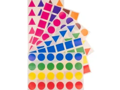 72 gommettes géométriques - géantes - 40 mm*Cléopatre*