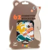 62 gommettes stickers Bébé - Animaux de la forêt - Djeco