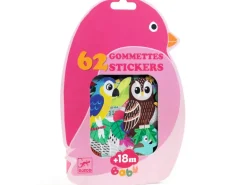 62 gommettes stickers Bébé - Oiseaux - Djeco
