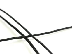 1 m de cordon / fil élastique 1 mm - Noir