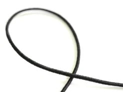1 m de cordon / fil élastique 1 mm - Noir