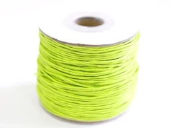 1 m de fil de coton ciré - vert pomme