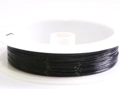 9 m de fil de cuivre 0,5 mm - noir