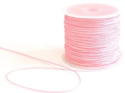 1 m de fil de jade / fil nylon tressé 1 mm - rose pale
