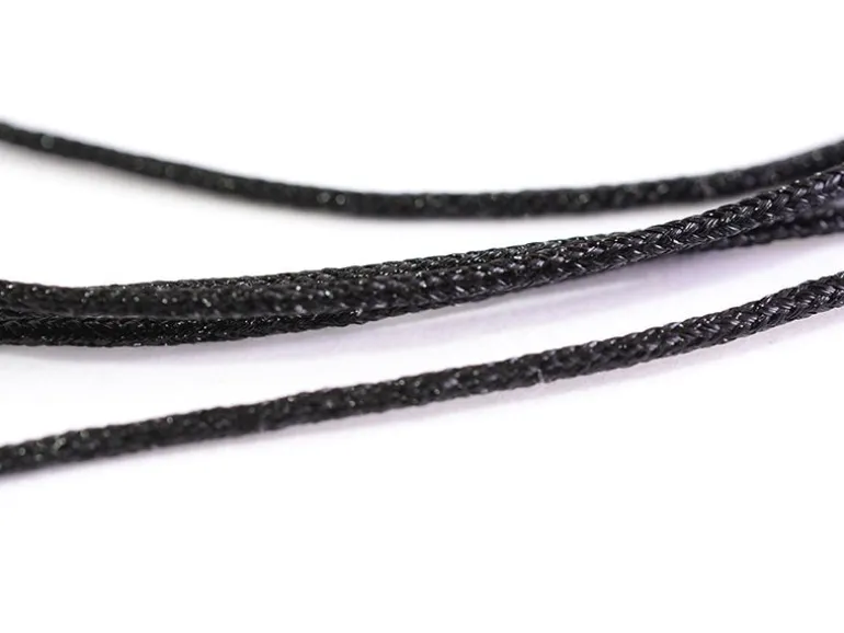 1 m de fil de jade / fil nylon tressé 1 mm - noir