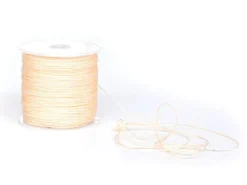1 m de fil de jade / fil nylon tressé 1 mm - rose chair