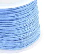 1 m de fil de jade / fil nylon tressé 1 mm - bleu ciel