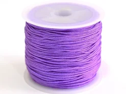 1 m de fil de jade / fil nylon tressé 1 mm - mauve