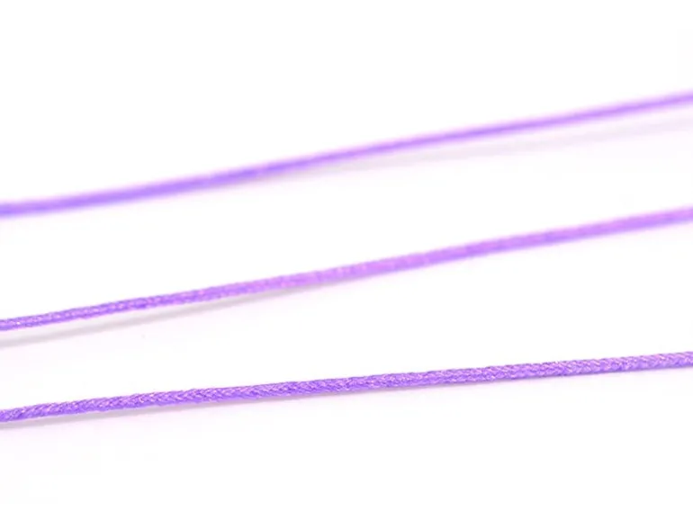1 m de fil de jade / fil nylon tressé 1 mm - mauve