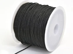 35 m de fil de jade / fil nylon tressé 1 mm - noir