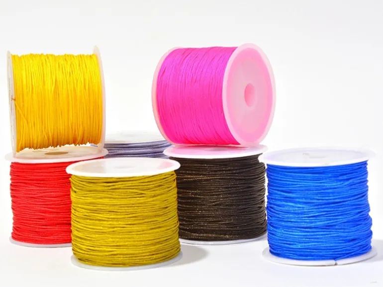 35 m de fil de jade / fil nylon tressé 1 mm - noir