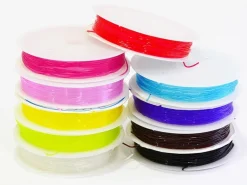 5 m de fil élastique 0,8 mm - noir