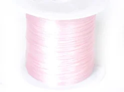 12 m de fil élastique brillant - Rose chair