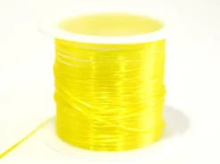 12 m de fil élastique brillant - jaune fluo
