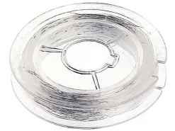 10 m de fil élastique 0,4mm pour bijoux - transparent