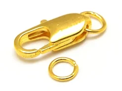1 mousqueton long - 18 mm - couleur doré