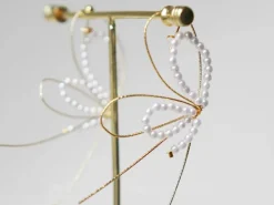 10 mètres de fil de cuivre texturé - doré brillant - 1 mm