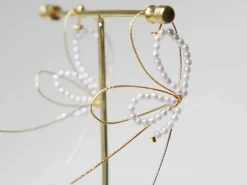 10 mètres de fil de cuivre texturé - doré brillant - 0,8 mm