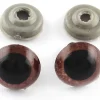 10 paires d'yeux de sécurité à clipser pour peluches ou amigurumi - 10 mm