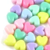 50 perles coeurs - multicolore