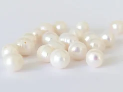 20 perles de culture - forme graine - 8/9 mm