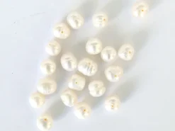 20 perles de culture - forme graine - 8/9 mm