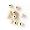 10 perles en bois - Ronde 10 mm