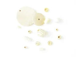 10 perles en bois - Ronde 10 mm