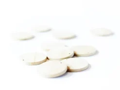 10 perles en bois - Ronde 34 mm