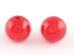 100 perles en plastique rondes 6 mm - multicolores