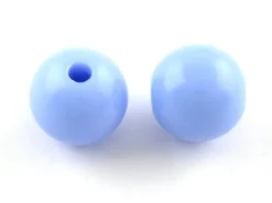 100 perles en plastiques rondes - pastelles - 8 mm