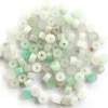 100 perles heishi naturelles 4 mm - amazonite