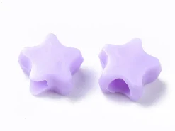 50 perles étoiles - multicolore