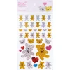 3 planches de nounours vintage holographiques