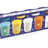 4 pots de pâte à modeler pailletées