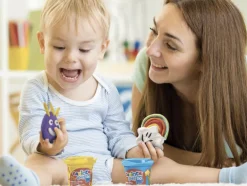 8 pots de pâte à modeler pour bébés et enfants - babydo