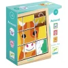 3 puzzles en bois - Animoroll - 9 pièces