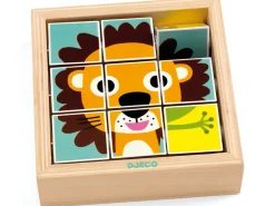 3 puzzles en bois - Tournanimo - 9 pièces