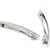1 support barrette argenté 10 cm