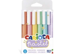 6 surligneurs pastel - Carioca Pastel